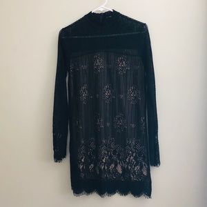 Lace Long Sleeve Dress